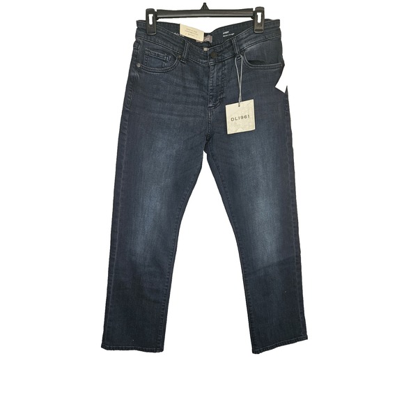 DL1961 Men's Avery Modern Straight‎ Jeans Dark Wash Size 30x28 Stretch Denim NWT